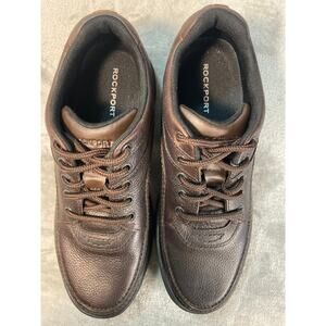Rockport Men's Brown Leather Walking Shoes Size 10M